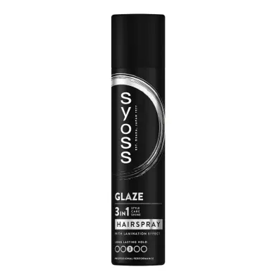 Syoss Glaze Hairspray spray do w�os�w 3in1 300 ml