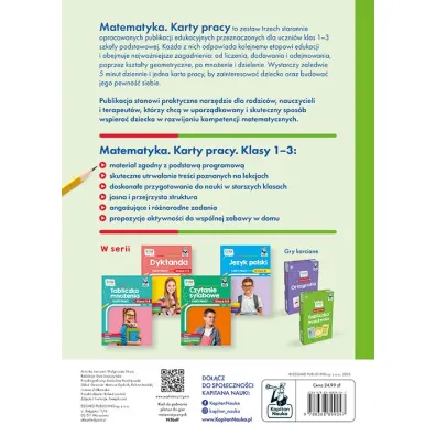 Matematyka. Karty pracy. Klasa 2. Kapitan Nauka. EDUseria