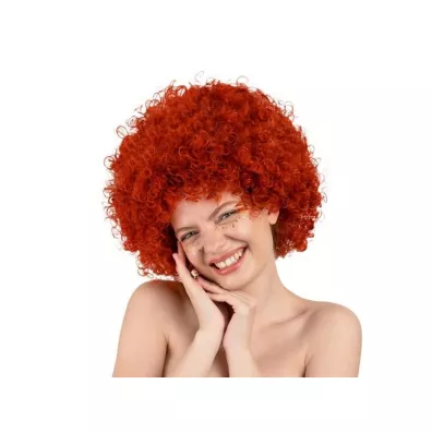 Peruka Afro ruda