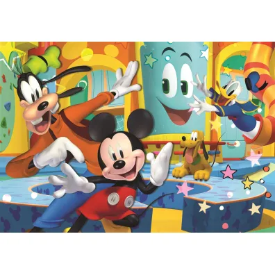 Puzzle 60 el. Maxi SuperColor. Mickey Clementoni