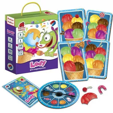 Puzzle Gra magnetyczna - Lody Roter Kafer