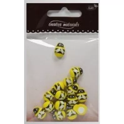 Galeria Hobby Pszczki drewniane 10x13mm 15 szt.