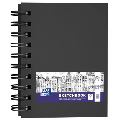 Oxford Szkicownik Sketchbook podwjna spirala A6 80 kartek