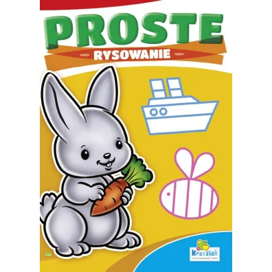 Kolorowanka A4 16 str. Proste kolorowanie - Kr�lik