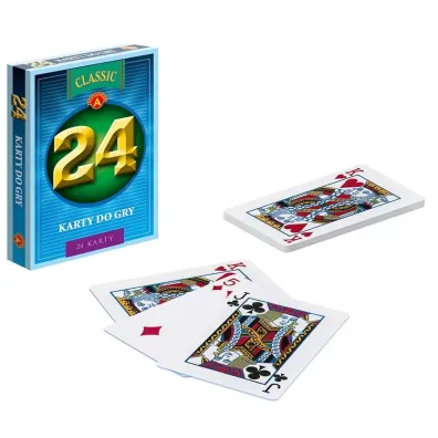 Klasyczne karty do gry. 24 karty