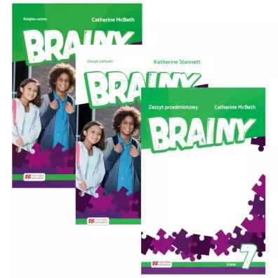 Brainy. Ksi��ka ucznia, zeszyt �wicze� i zeszyt przedmiotowy do j�zyka angielskiego dla klasy 7 szko�y podstawowej - Catherine McBeth, Katherine Stannett
