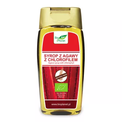 Bio Planet Syrop z agawy z chlorofilem 250 ml Bio
