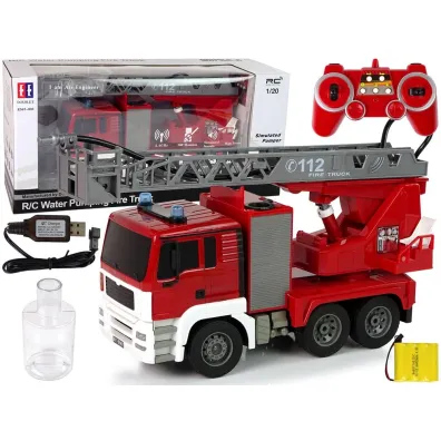 Stra� po�arna R/C woda i ruchoma drabina LeanToys