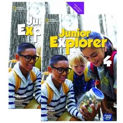 Pakiet Junior Explorer 4 NEON. Podr�cznik i zeszyt �wicze� do j�zyka angielskiego dla klasy czwartej szko�y podstawowej - Sue Clarke, Dorota Wosi�ska, Marta Mrozik, Jennifer Heath, Katarzyna  K�opska, Michele Crawford