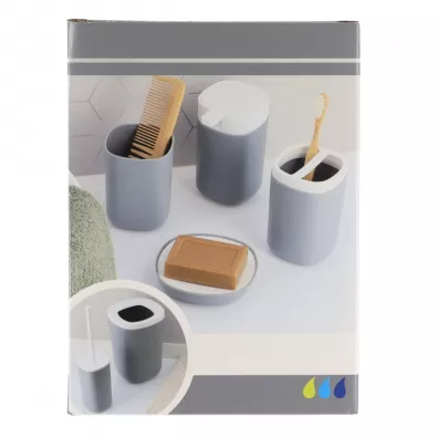 Tendance Zestaw akcesoriw azienkowych Lea Grey