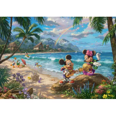 Puzzle 1000 el. Thomas Kinkade Miki&Minnie na Hawajach Schmidt