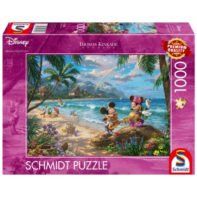 Puzzle 1000 el. Thomas Kinkade Miki&Minnie na Hawajach Schmidt
