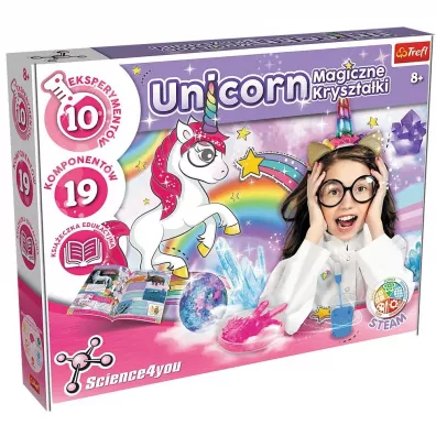 Magiczne krysztay Unicorn Trefl