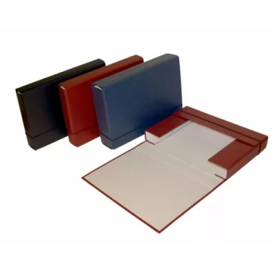 Kakado-Delfin Teczka z gumk A4 skrzydowa 9 cm popielata