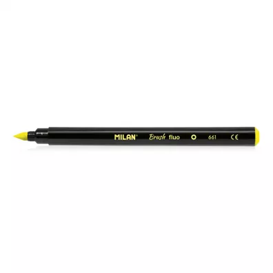 Milan Flamastry z pdzelkiem Fluo 6 szt.