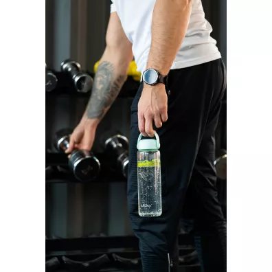 Vialli Design Szklana butelka na wod Fuori mitowa 30251 540 ml