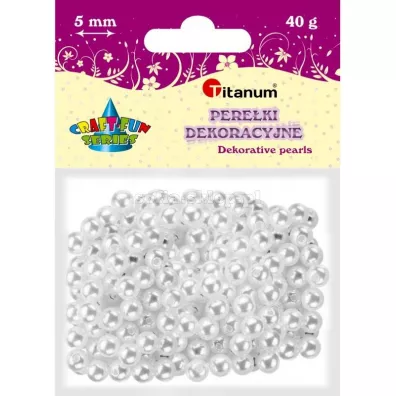 Titanum Koraliki plastikowe pere�ki 40g