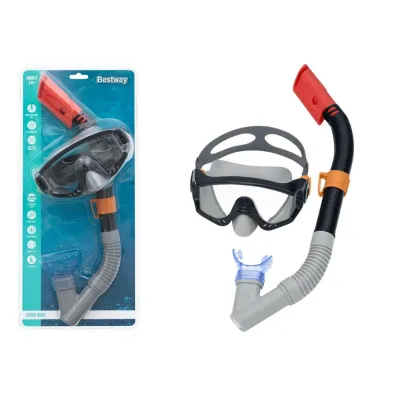 Maska z rurk� do nurkowania czarna Bestway