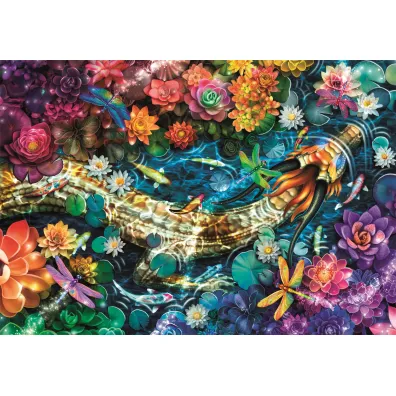 Puzzle 1000 el. Koi River Clementoni