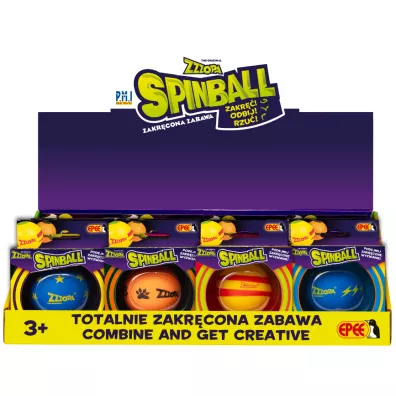 Spinball. Zakr�cona zabawa niebieska z ��tym (Meteor) Epee