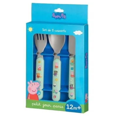 Zestaw sztucw dla dziecka 3el winka Peppa