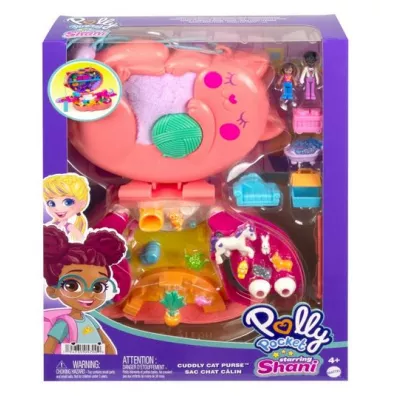 Polly Pocket. Kompaktowa torebka. Puchaty Kotek HGT16