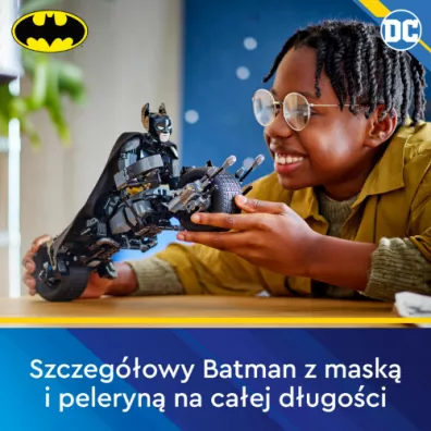 LEGO DC Batman Figurka Batmana do zbudowania i batcykl 76273