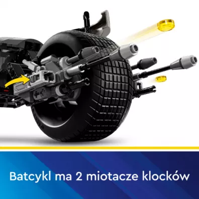 LEGO DC Batman Figurka Batmana do zbudowania i batcykl 76273