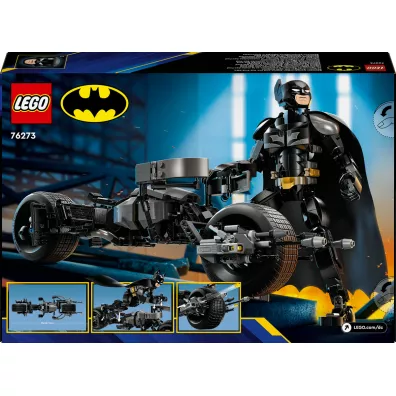 LEGO DC Batman Figurka Batmana do zbudowania i batcykl 76273