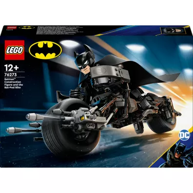LEGO DC Batman Figurka Batmana do zbudowania i batcykl 76273