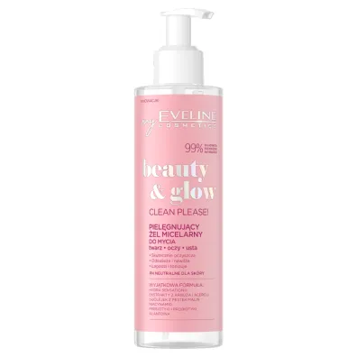 Eveline Cosmetics Beauty & Glow Clean Please! oczyszczaj�cy �el micelarny do mycia twarzy 150 ml