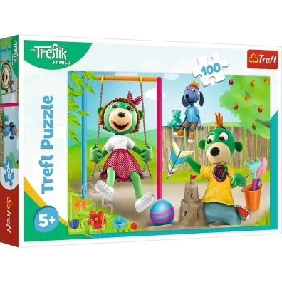 Puzzle 100 el. Zabawne Trefliki