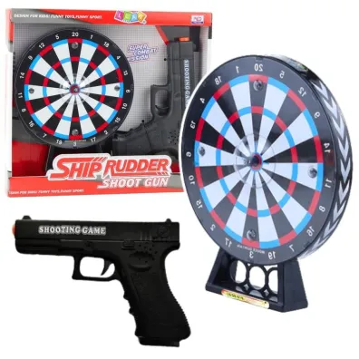 Zestaw pistolet laserowy z tarcz� LeanToys