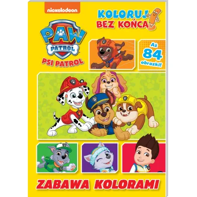 Psi Patrol Koloruj bez ko�ca 3. Zabawa kolorami