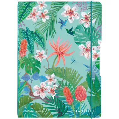 Herlitz Notatnik PP A4 Flex Ladylike Jungle