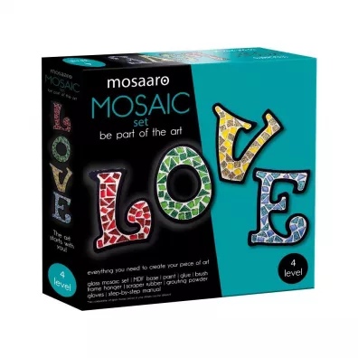 Zestaw kreatywny mozaika - Love