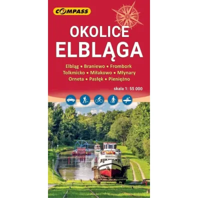 Mapa turystyczna - Okolice Elbl�ga