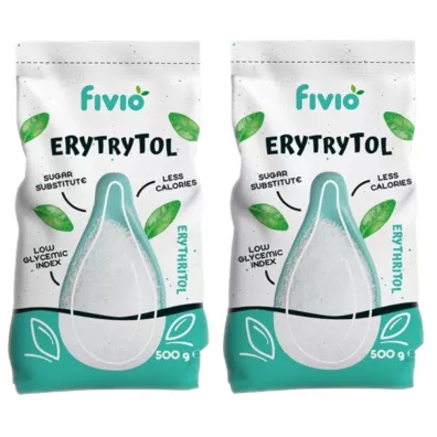 Fivio Erytrytol Zestaw 2 x 500 g
