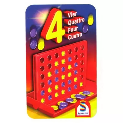 Cztery w rzdzie (w metalowej puszce) Schmidt Spiele-Gry