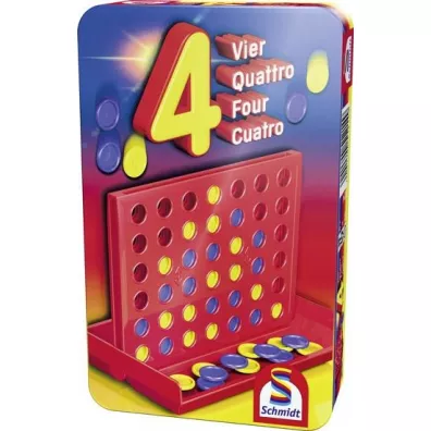 Cztery w rzdzie (w metalowej puszce) Schmidt Spiele-Gry