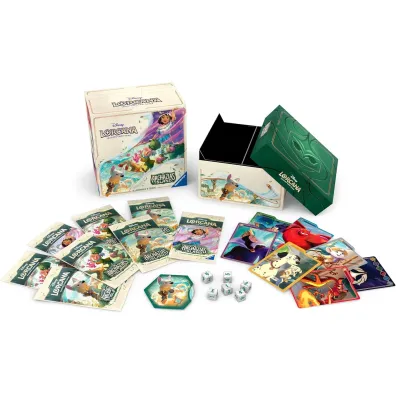 Disney Lorcana Archazia's Island, Illumineer's Trove, zestaw kolekcjonerski (8 paczek), edycja angielska Ravensburger