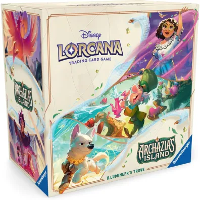 Disney Lorcana Archazia's Island, Illumineer's Trove, zestaw kolekcjonerski (8 paczek), edycja angielska Ravensburger