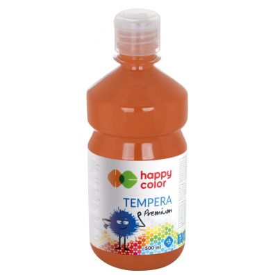 Happy Color Farba tempera Premium 500 ml brzowa
