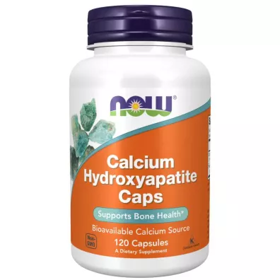 Now Foods Calcium Hydroxyapatite Hydroksyapatyt wapnia Suplement diety 120 kaps.