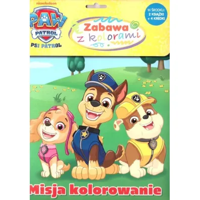 Misja kolorowanie. Psi Patrol. Zabawa z kolorami