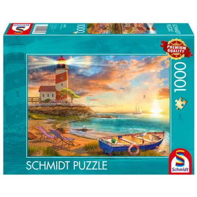 Puzzle 1000 el. PQ Zach�d s�o�ca nad zatok� 112740 Schmidt