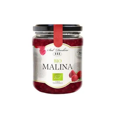 Sad Dank�w Malina 80% z cukrem trzcinowym 260 g Bio
