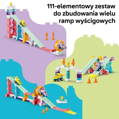LEGO DUPLO Town Kreatywne rampy 3 w 1 z pojazdami 10478