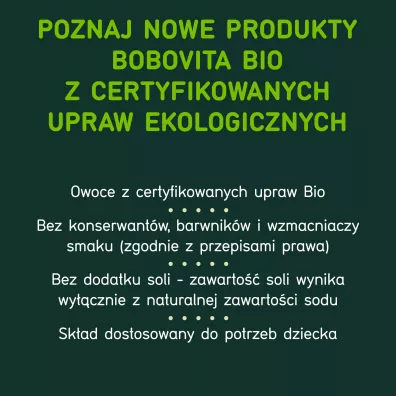 BoboVita Przecier owocowy Jabka z ananasem po 5. miesicu 125 g Bio