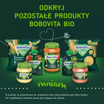 BoboVita Przecier owocowy Jabka z ananasem po 5. miesicu 125 g Bio